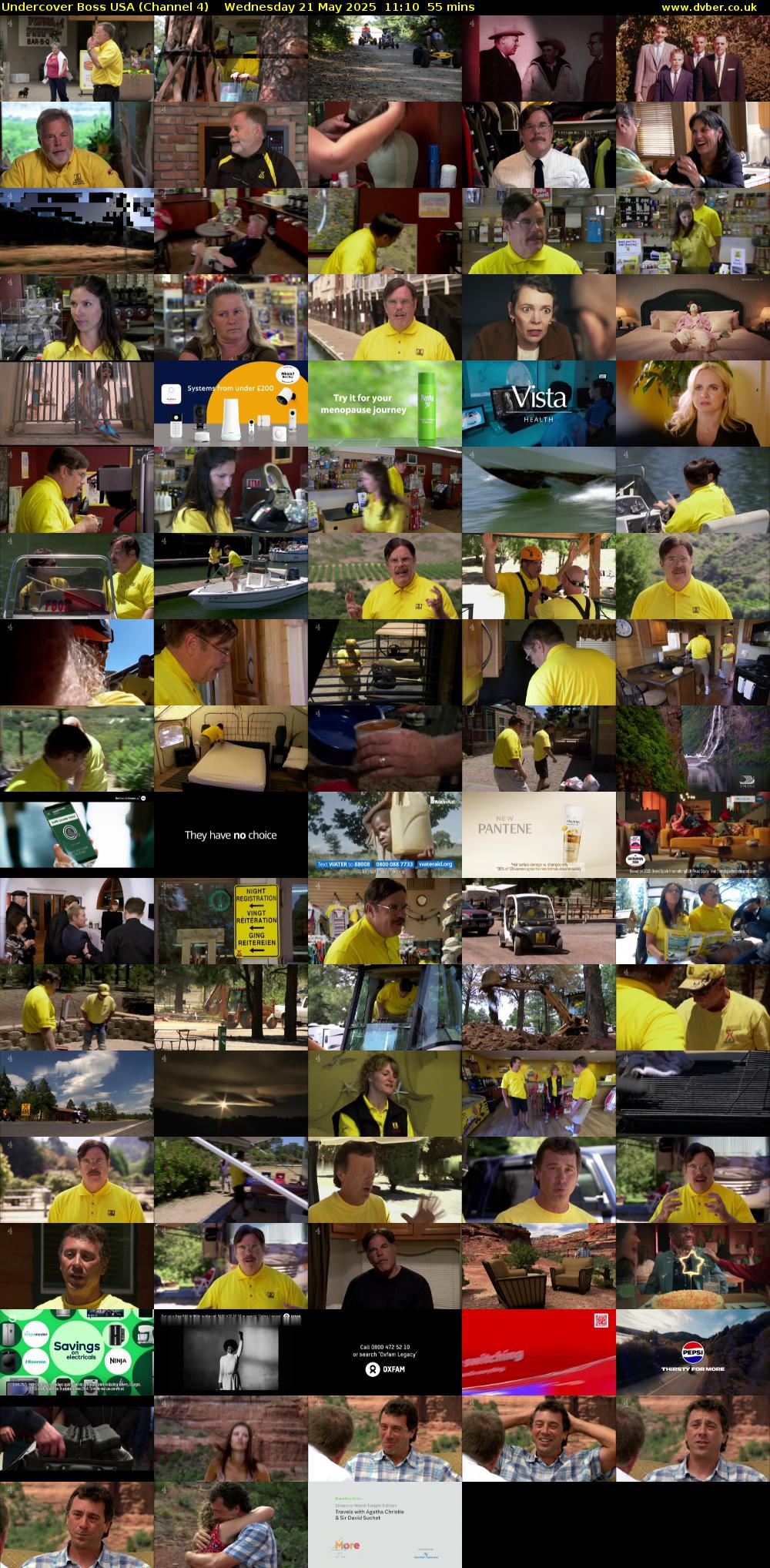Undercover Boss USA (Channel 4) Wednesday 21 May 2025 11:10 - 12:05