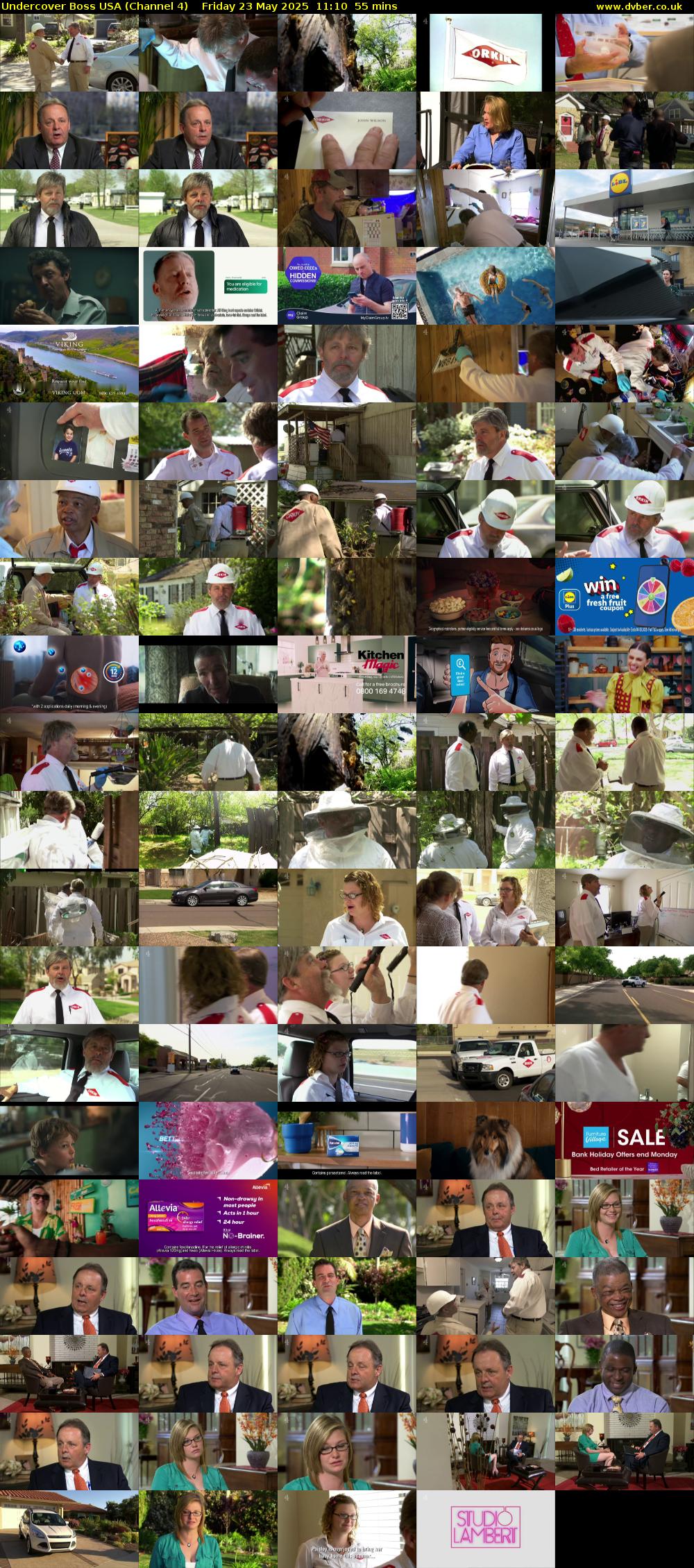 Undercover Boss USA (Channel 4) Friday 23 May 2025 11:10 - 12:05