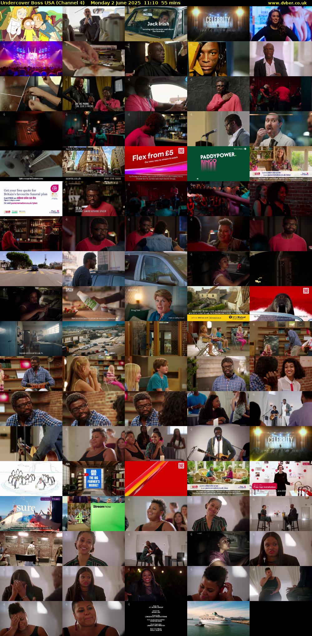 Undercover Boss USA (Channel 4) Monday 2 June 2025 11:10 - 12:05