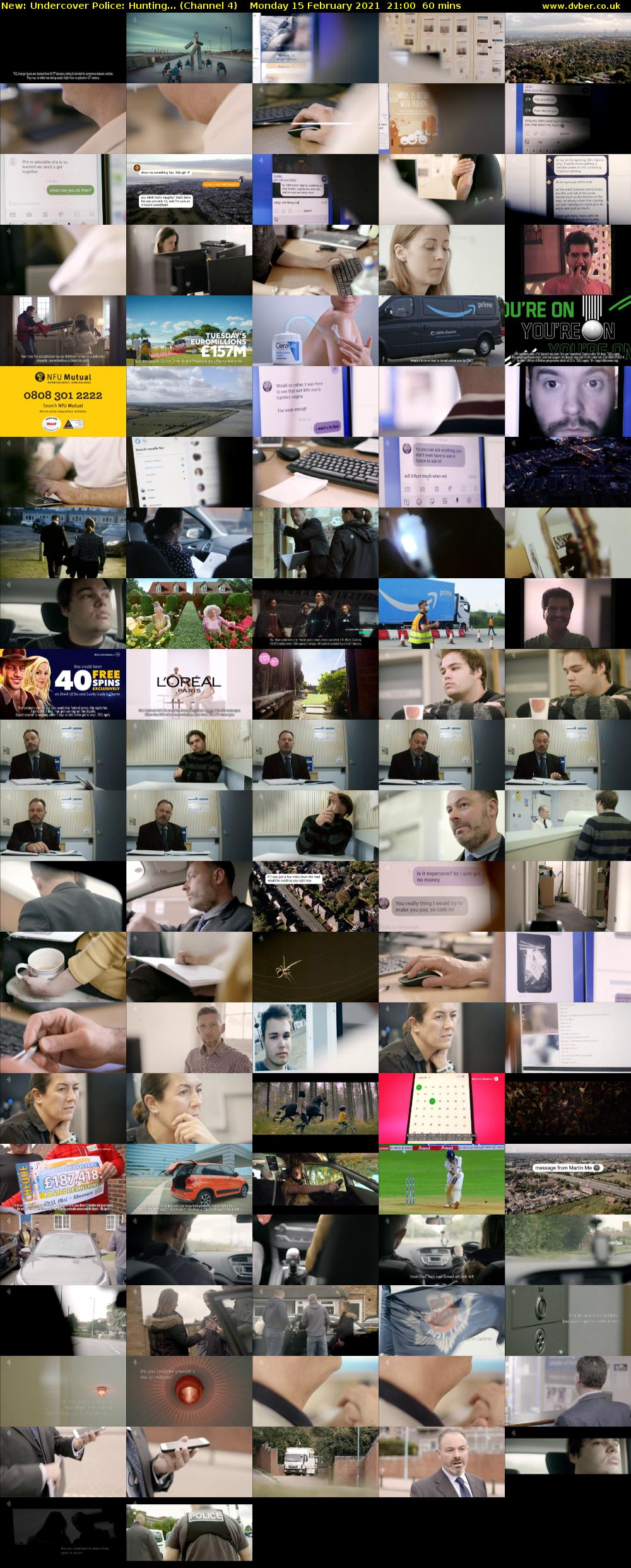 Undercover Police: Hunting... (Channel 4) Monday 15 February 2021 21:00 - 22:00