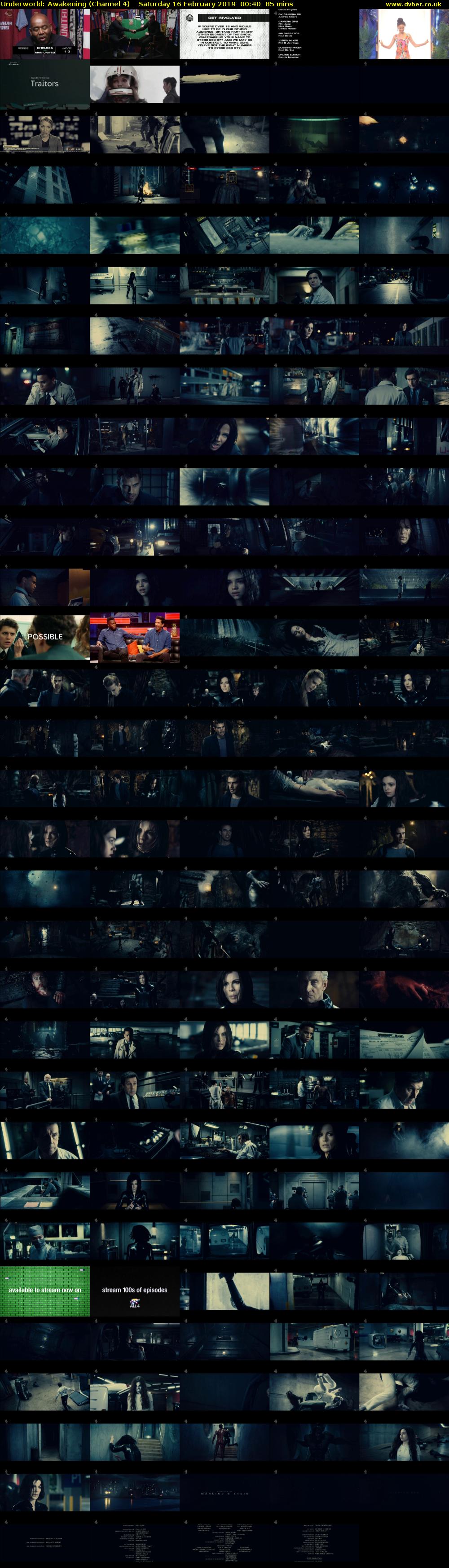Underworld: Awakening (Channel 4) Saturday 16 February 2019 00:40 - 02:05