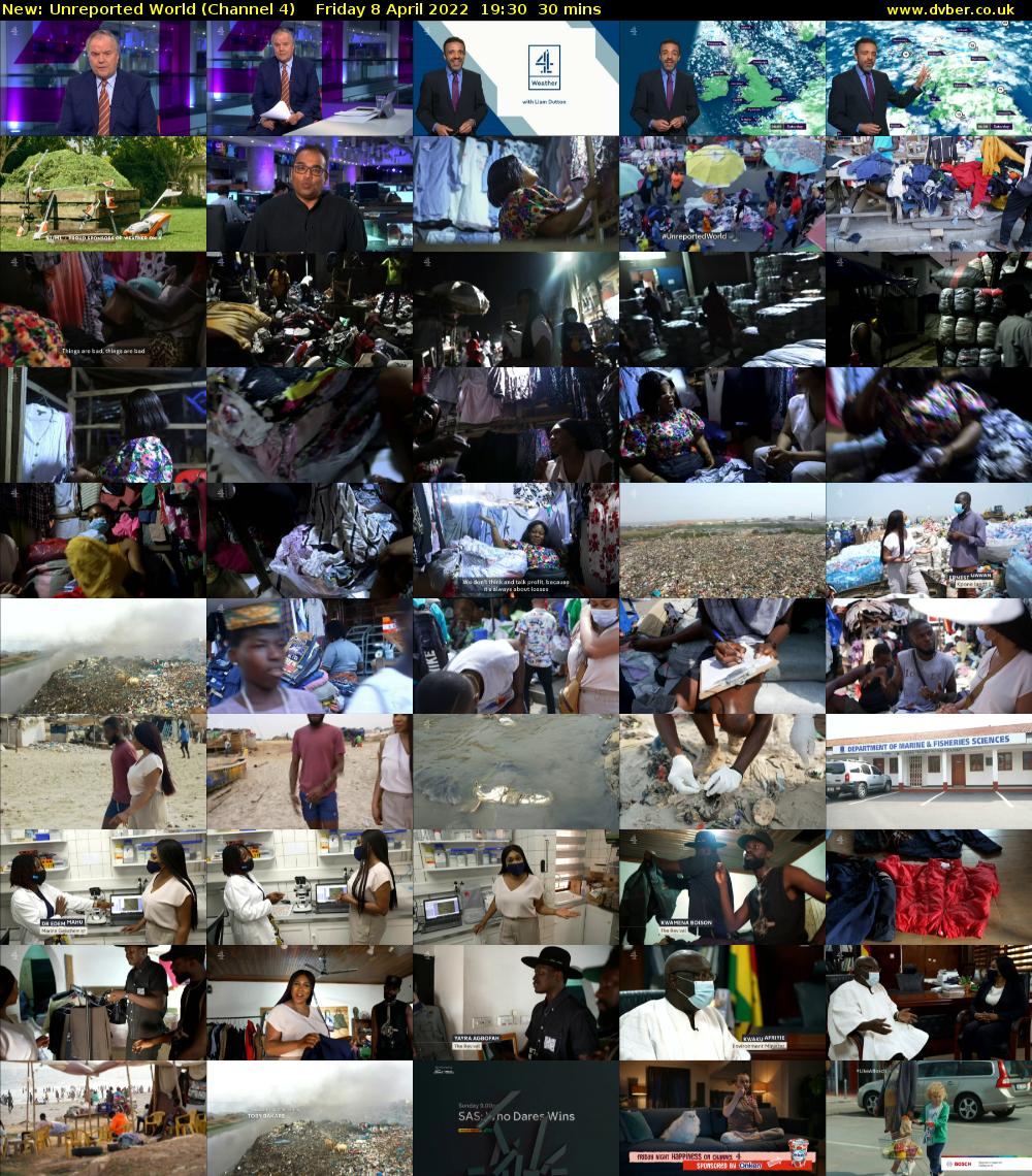 Unreported World (Channel 4) Friday 8 April 2022 19:30 - 20:00