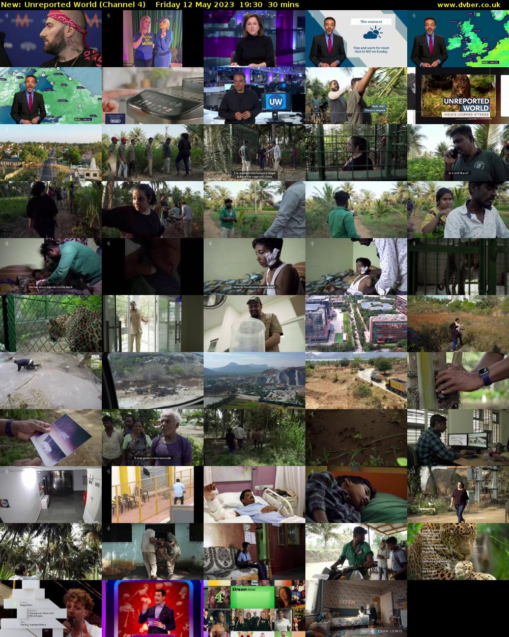 Unreported World (Channel 4) Friday 12 May 2023 19:30 - 20:00