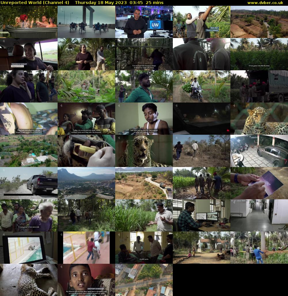 Unreported World (Channel 4) Thursday 18 May 2023 03:45 - 04:10