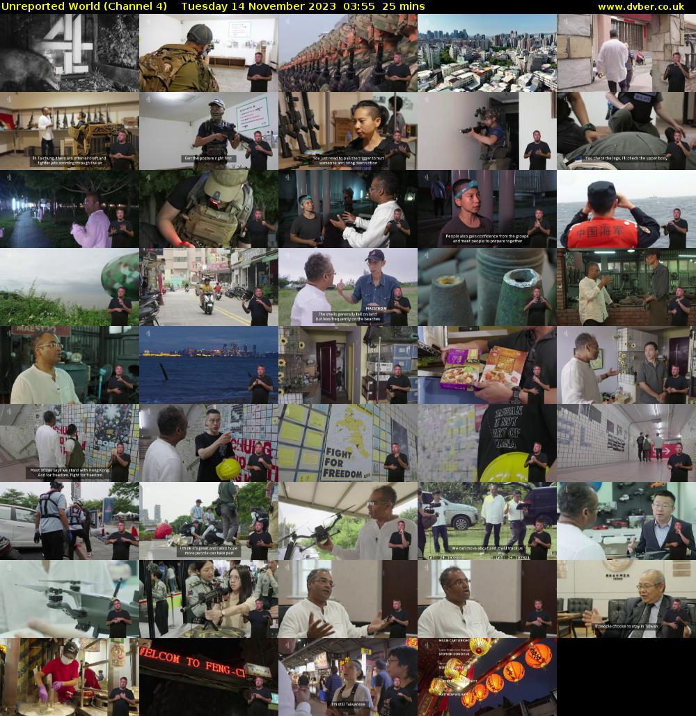Unreported World (Channel 4) Tuesday 14 November 2023 03:55 - 04:20