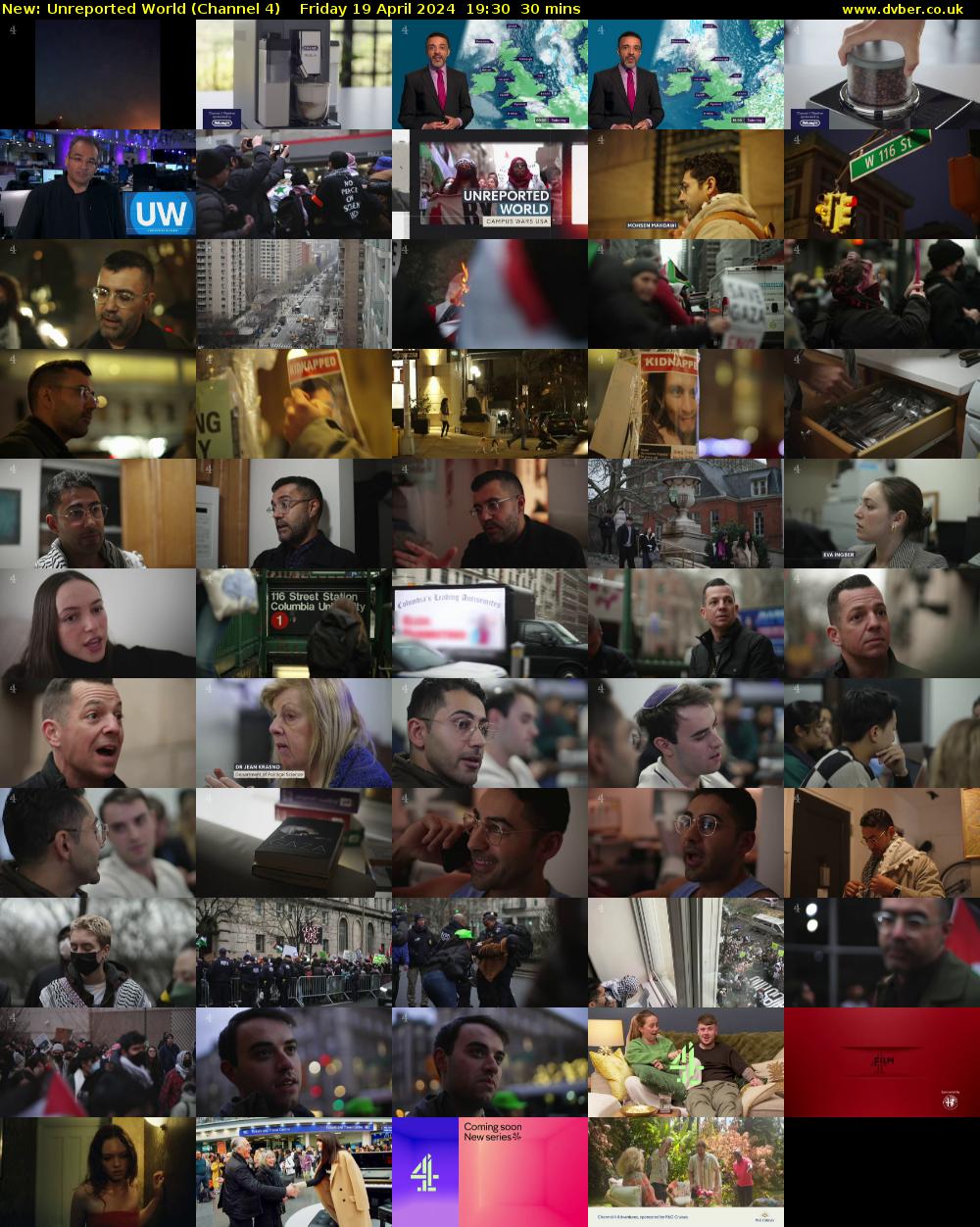 Unreported World (Channel 4) Friday 19 April 2024 19:30 - 20:00