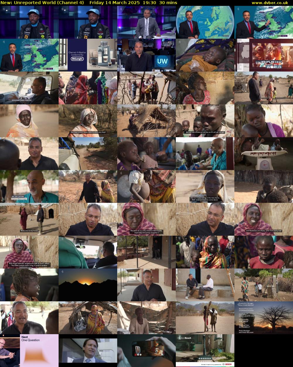 Unreported World (Channel 4) Friday 14 March 2025 19:30 - 20:00