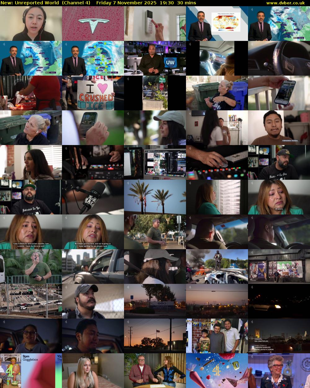 Unreported World (Channel 4) Friday 7 November 2025 19:30 - 20:00