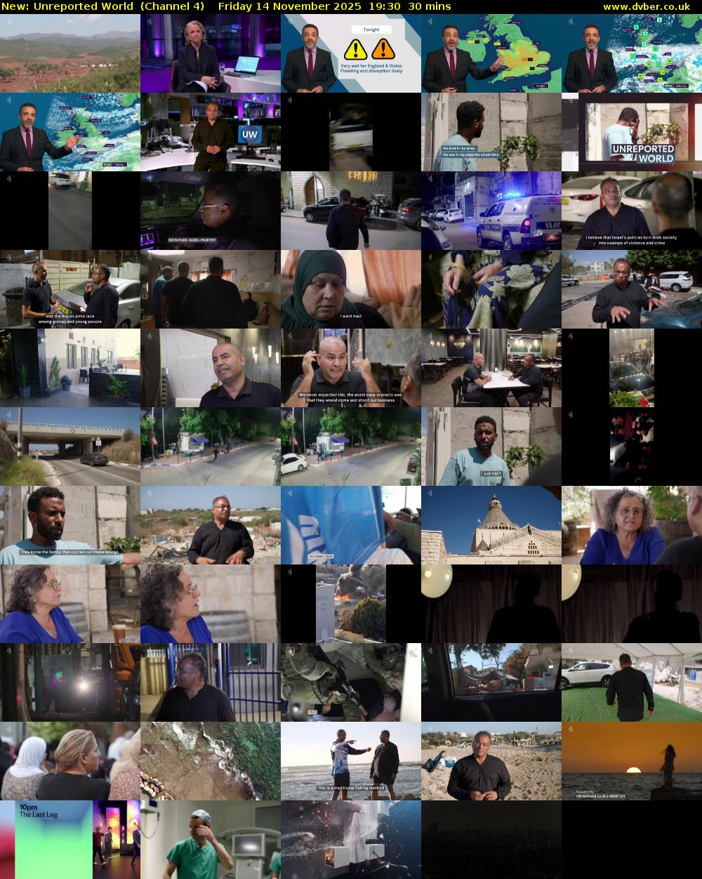 Unreported World (Channel 4) Friday 14 November 2025 19:30 - 20:00