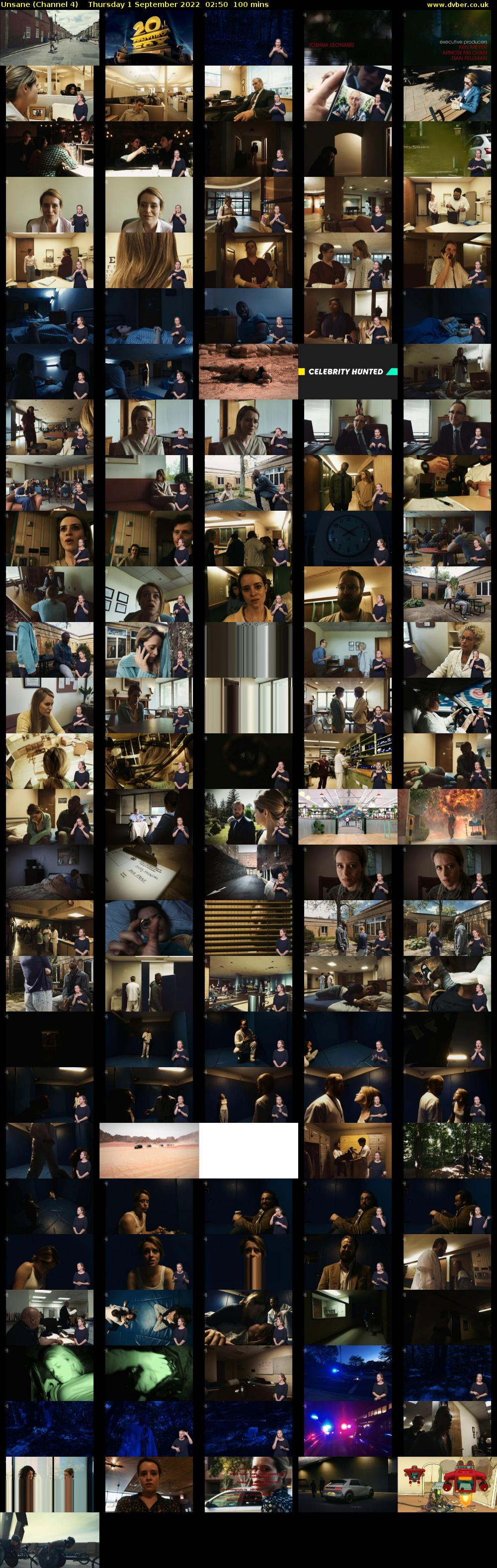 Unsane (Channel 4) Thursday 1 September 2022 02:50 - 04:30