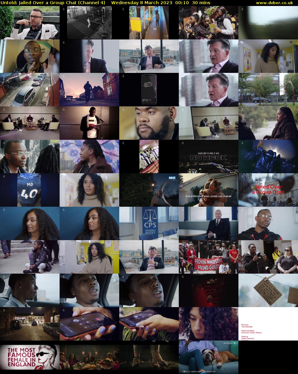 Untold: Jailed Over a Group Chat (Channel 4) Wednesday 8 March 2023 00:10 - 00:40