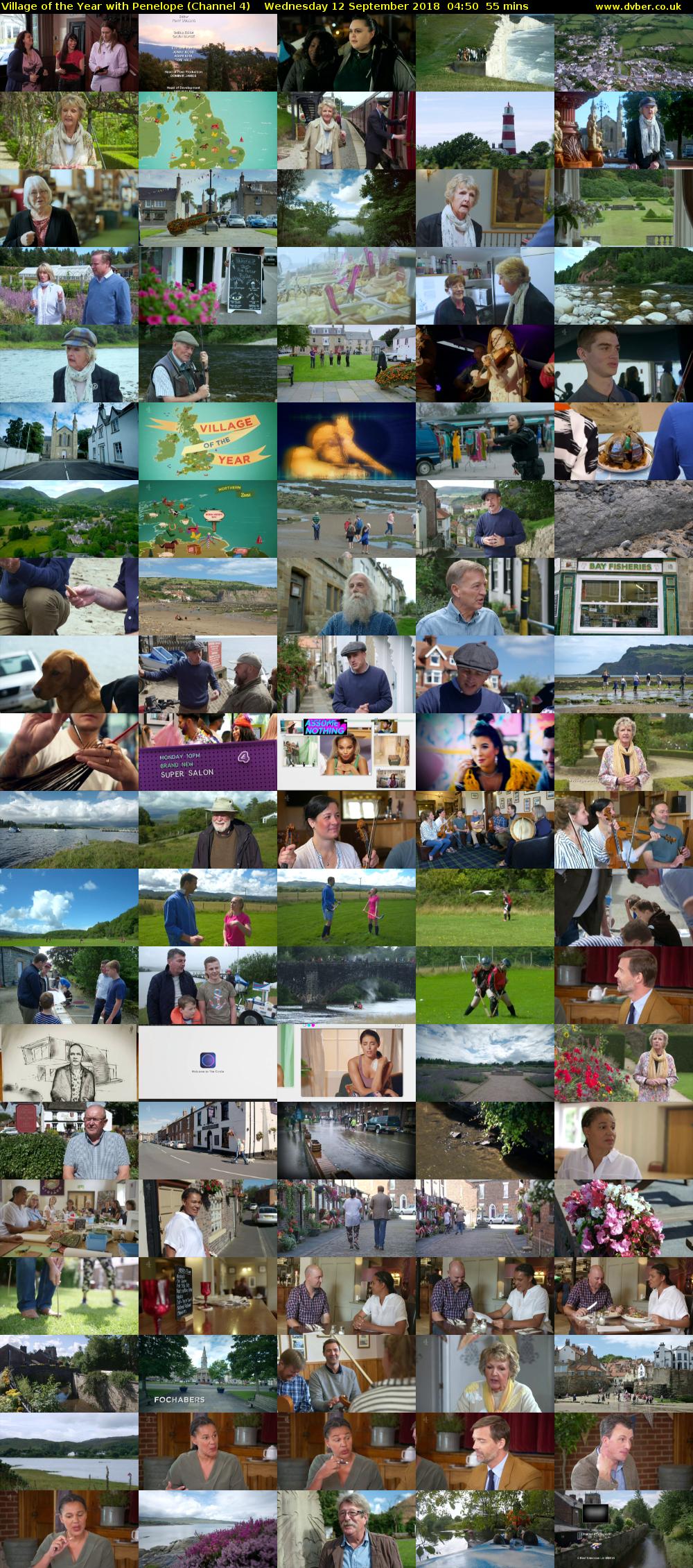 Village of the Year with Penelope (Channel 4) Wednesday 12 September 2018 04:50 - 05:45