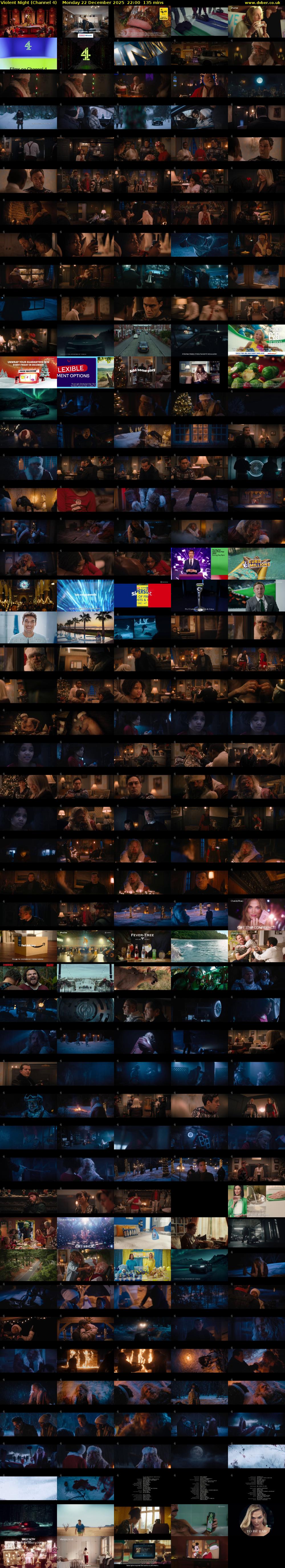 Violent Night (Channel 4) Monday 22 December 2025 22:00 - 00:15