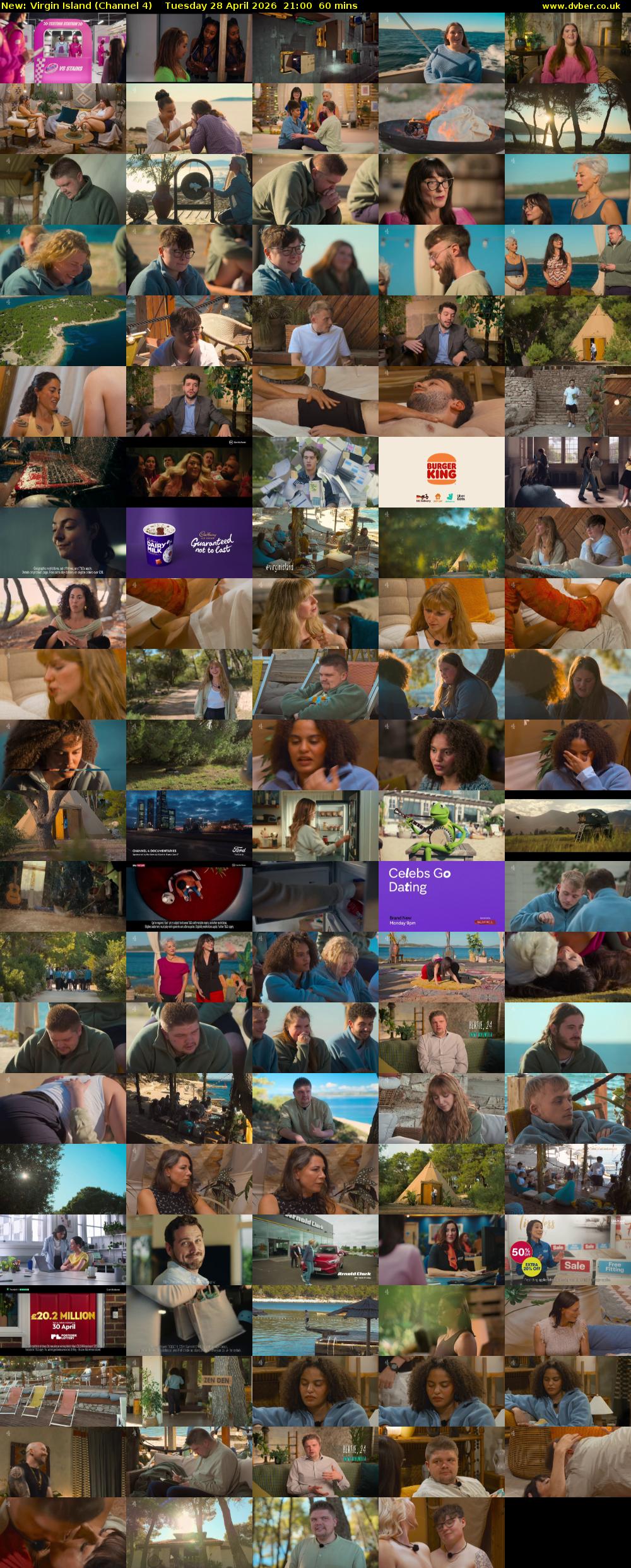 Virgin Island (Channel 4) Tuesday 28 April 2026 21:00 - 22:00
