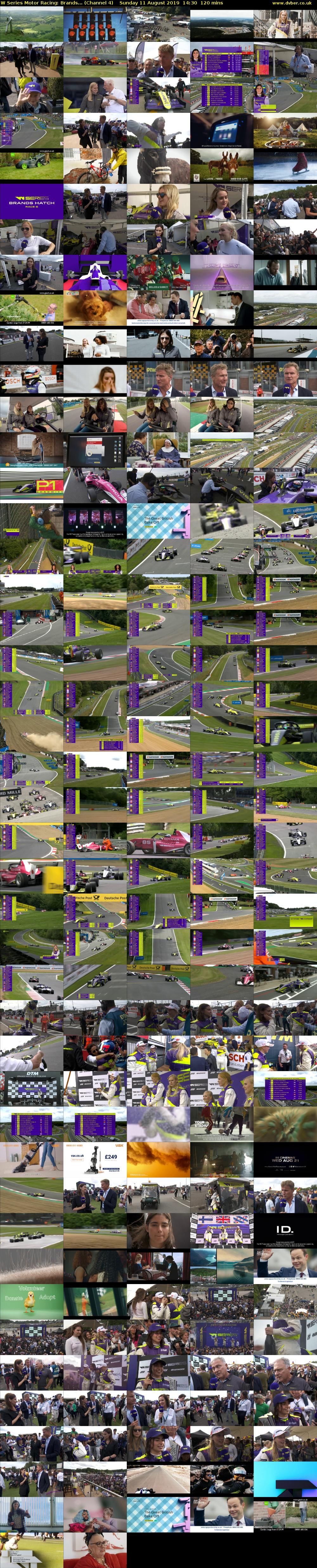 W Series Motor Racing: Brands... (Channel 4) Sunday 11 August 2019 14:30 - 16:30