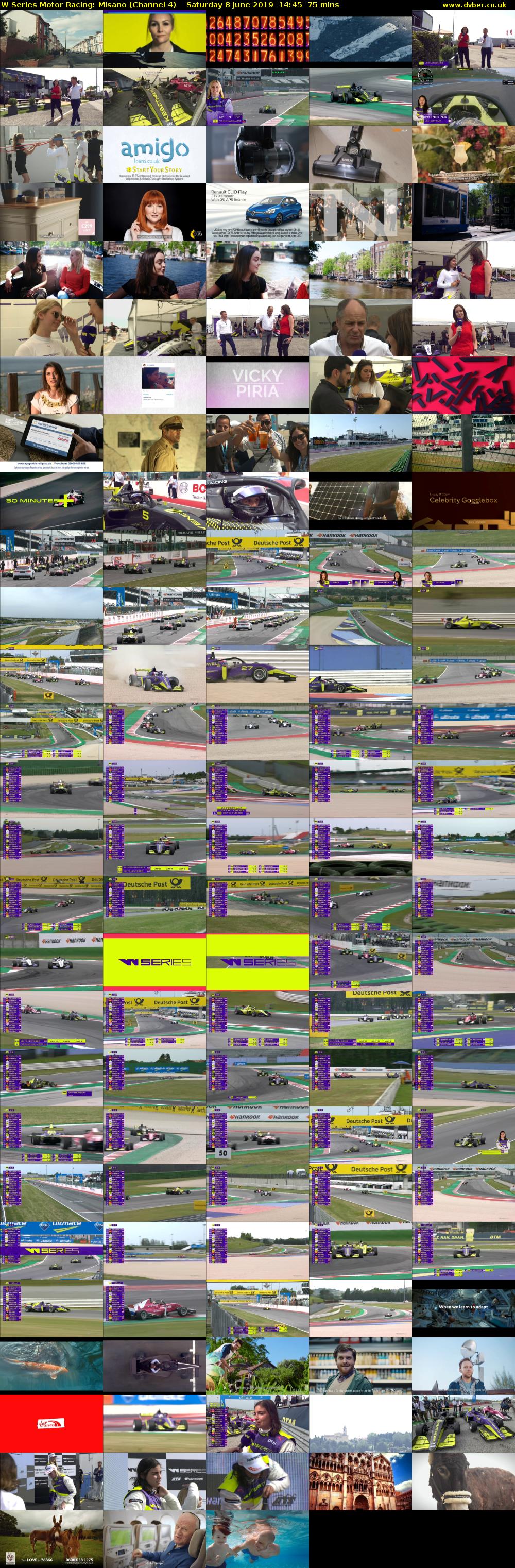 W Series Motor Racing: Misano (Channel 4) Saturday 8 June 2019 14:45 - 16:00