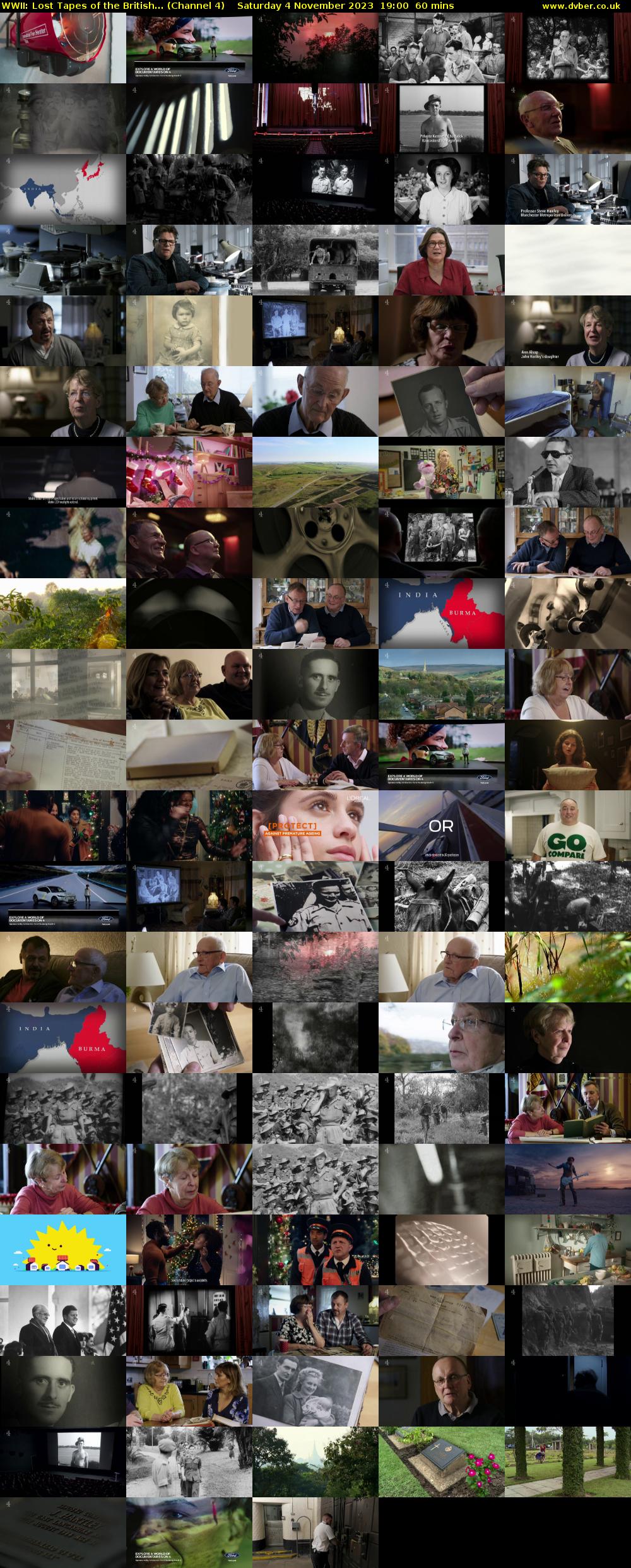 WWII: Lost Tapes of the British... (Channel 4) Saturday 4 November 2023 19:00 - 20:00