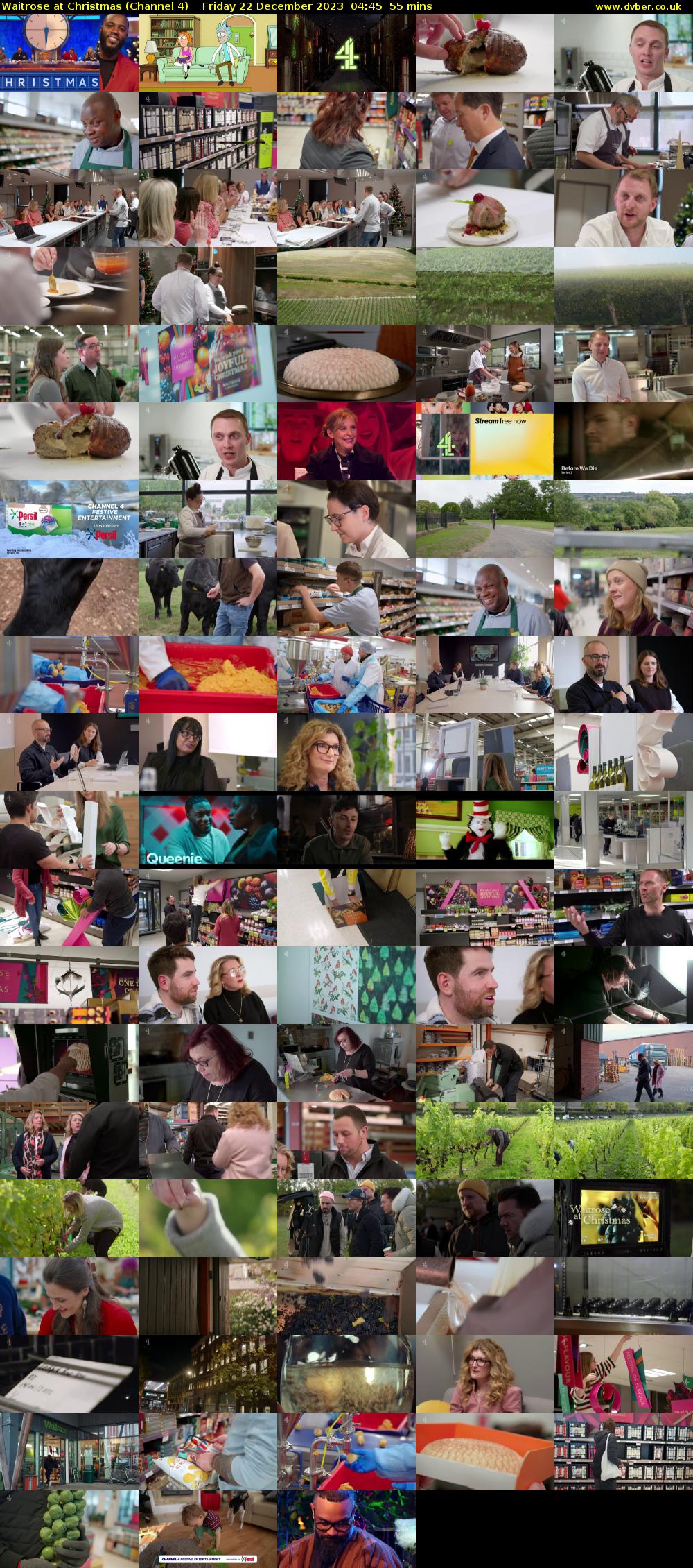 Waitrose at Christmas (Channel 4) Friday 22 December 2023 04:45 - 05:40