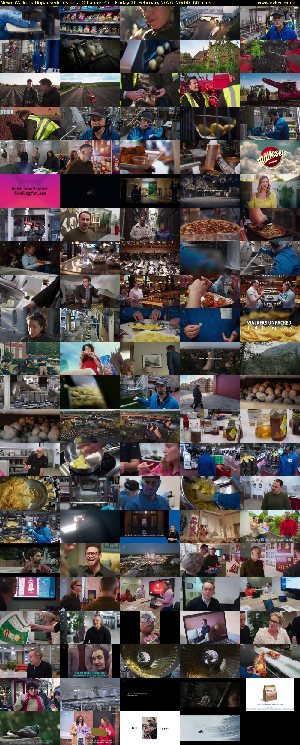 Walkers Unpacked: Inside... (Channel 4) Friday 20 February 2026 20:00 - 21:00