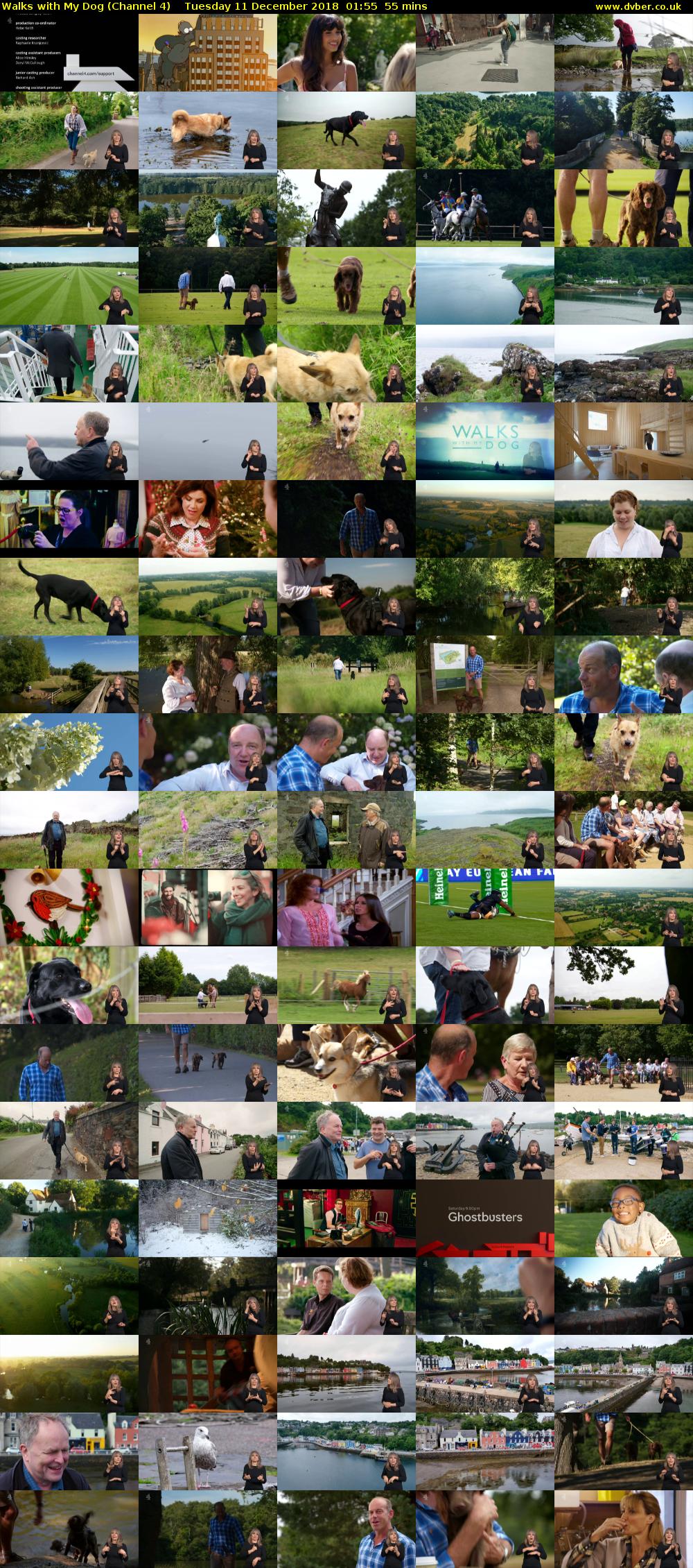 Walks with My Dog (Channel 4) Tuesday 11 December 2018 01:55 - 02:50