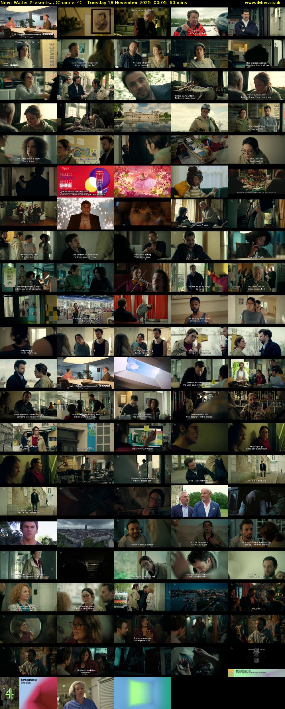 Walter Presents... (Channel 4) Tuesday 18 November 2025 00:05 - 01:05