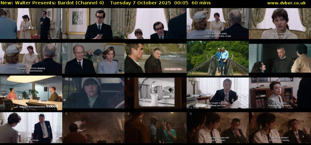 Walter Presents: Bardot (Channel 4) Tuesday 7 October 2025 00:05 - 01:05