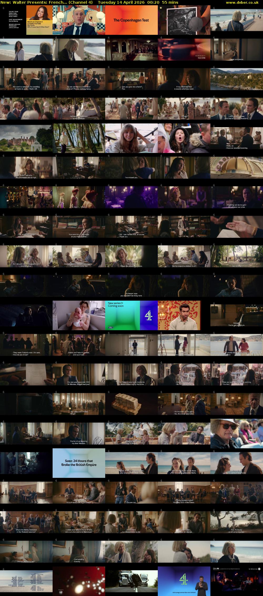 Walter Presents: French... (Channel 4) Tuesday 14 April 2026 00:20 - 01:15