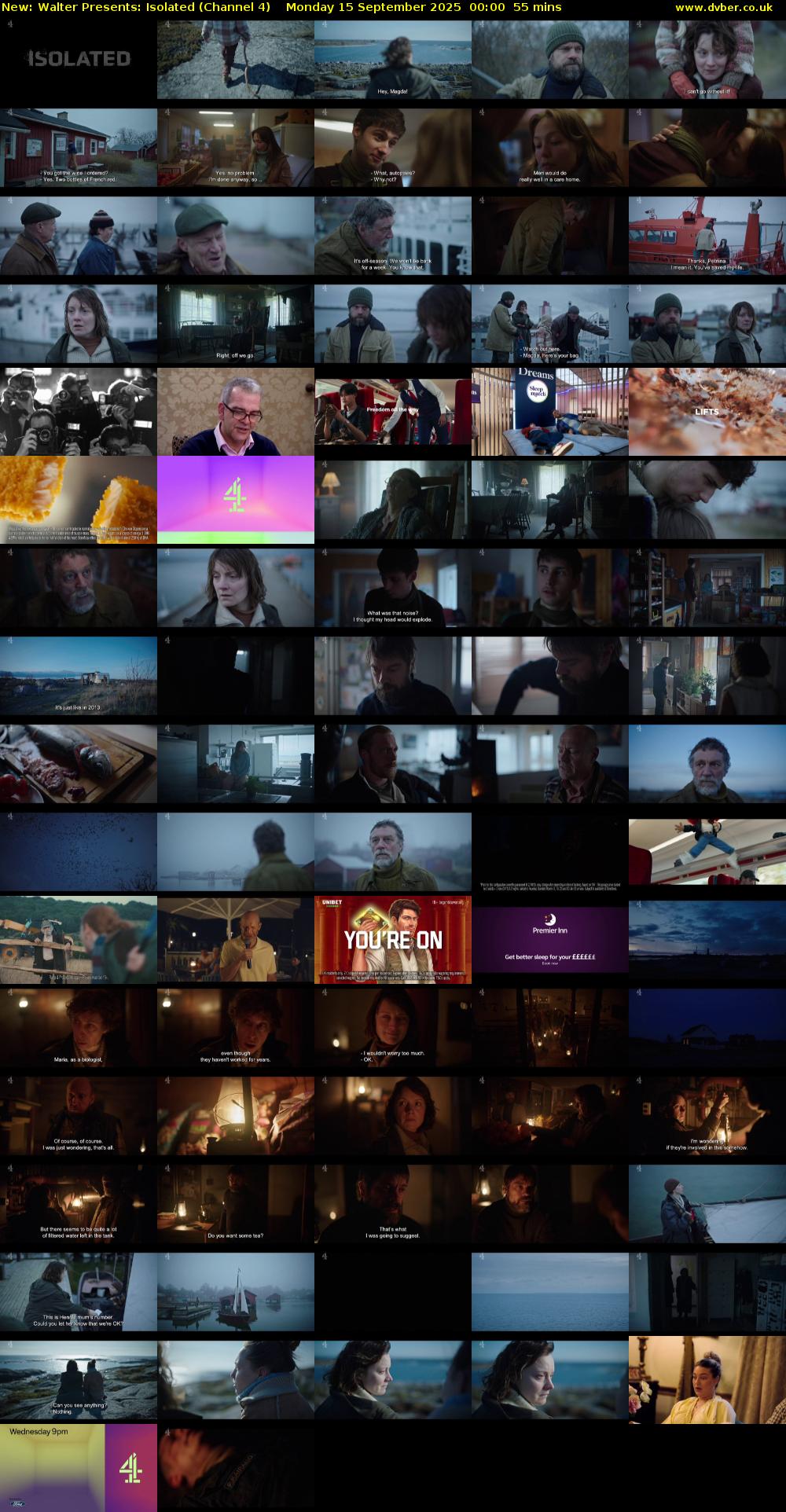 Walter Presents: Isolated (Channel 4) Monday 15 September 2025 00:00 - 00:55