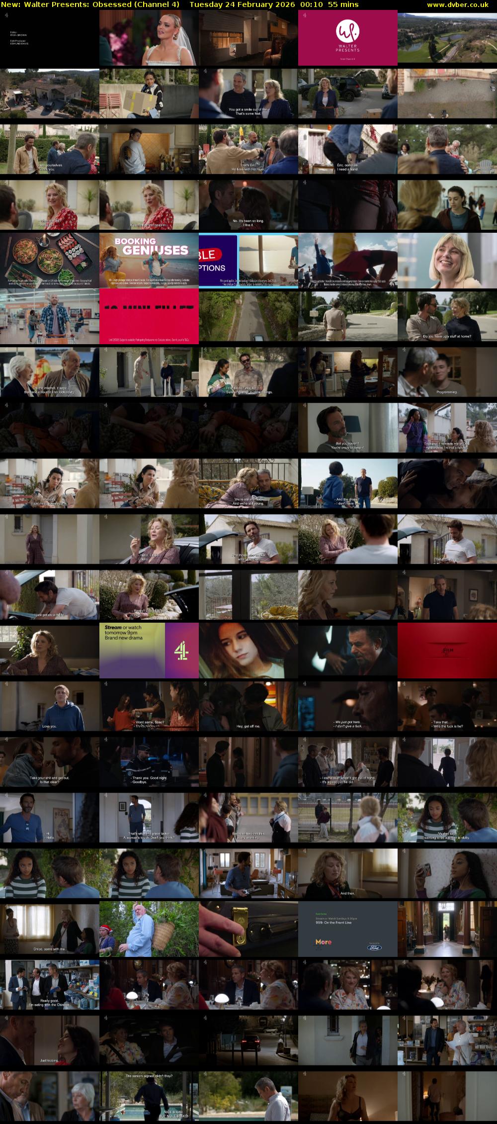 Walter Presents: Obsessed (Channel 4) Tuesday 24 February 2026 00:10 - 01:05