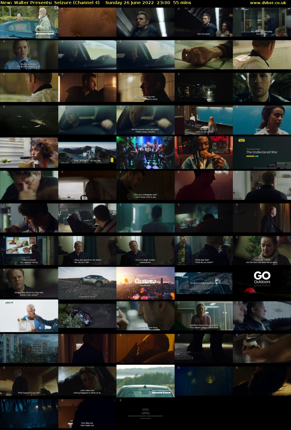 Walter Presents: Seizure (Channel 4) Sunday 26 June 2022 23:00 - 23:55