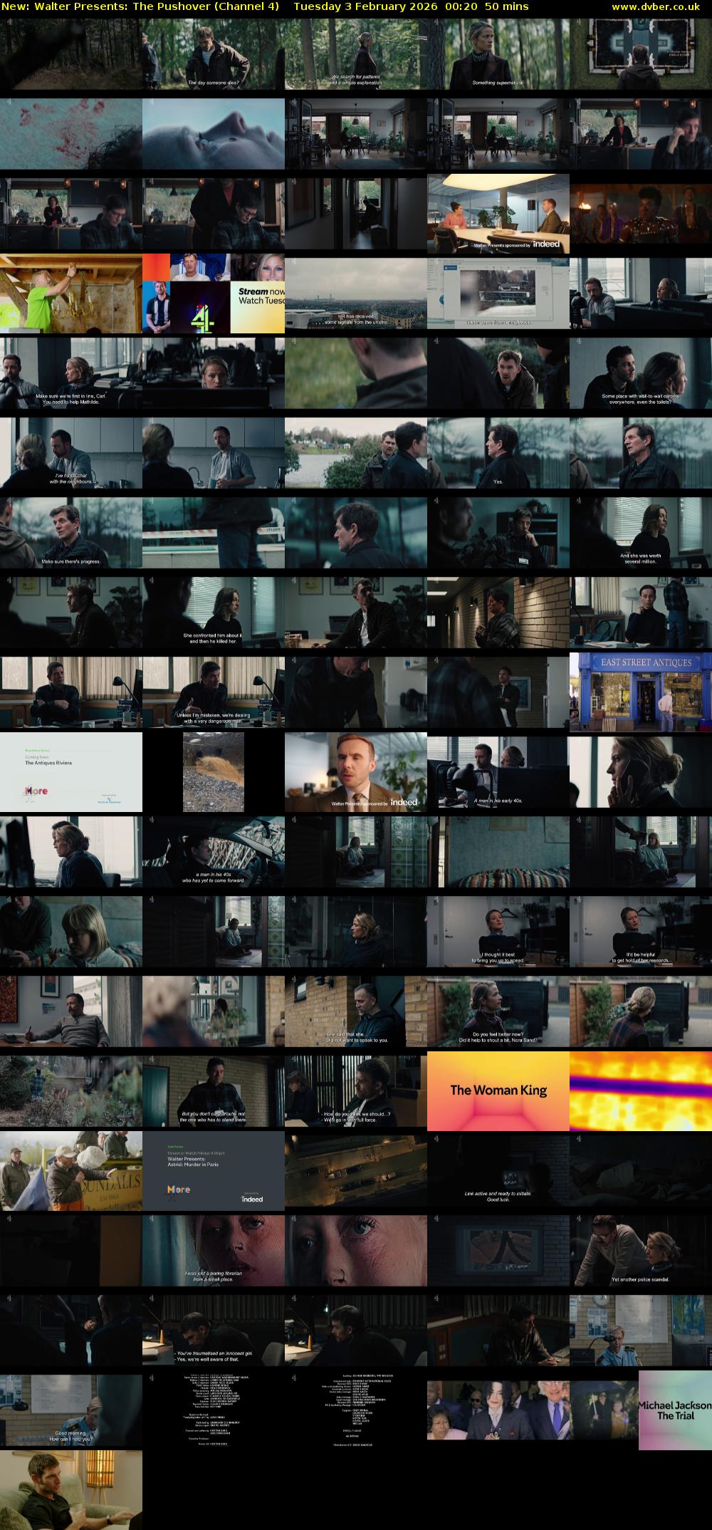 Walter Presents: The Pushover (Channel 4) Tuesday 3 February 2026 00:20 - 01:10