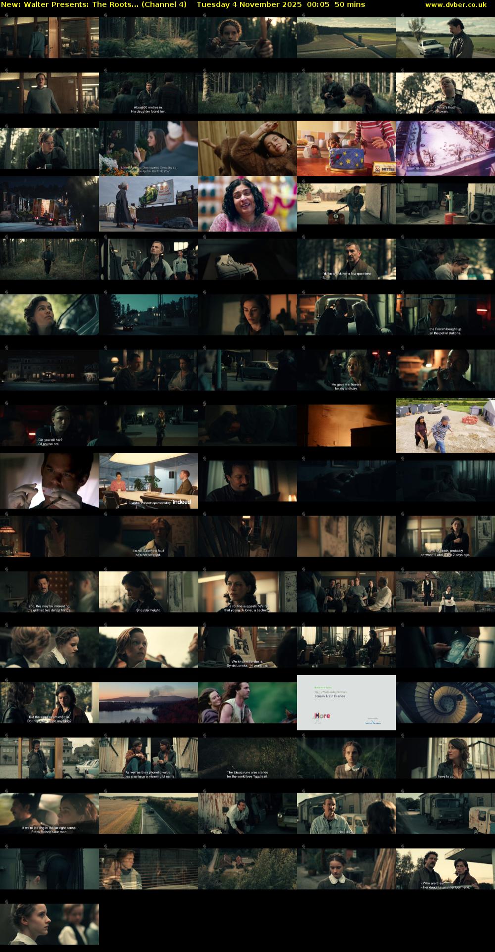 Walter Presents: The Roots... (Channel 4) Tuesday 4 November 2025 00:05 - 00:55