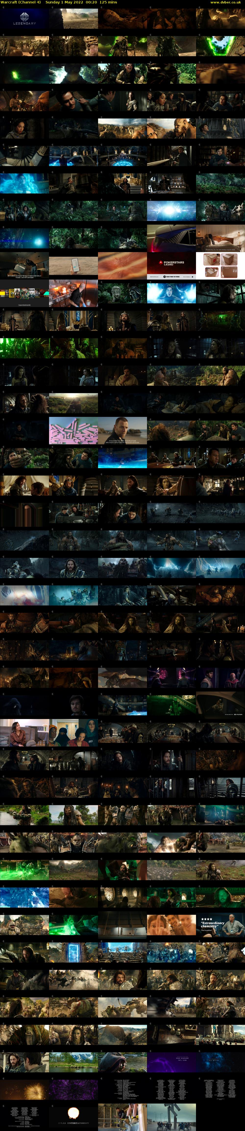 Warcraft (Channel 4) Sunday 1 May 2022 00:20 - 02:25