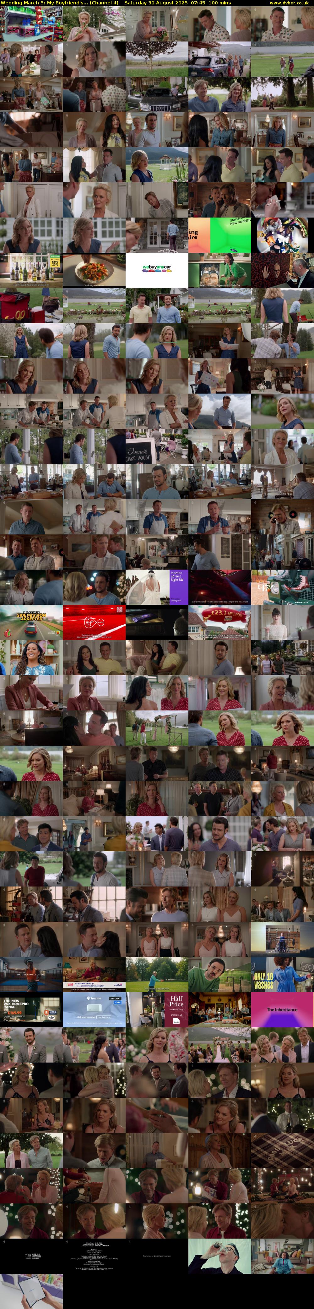 Wedding March 5: My Boyfriend's... (Channel 4) Saturday 30 August 2025 07:45 - 09:25