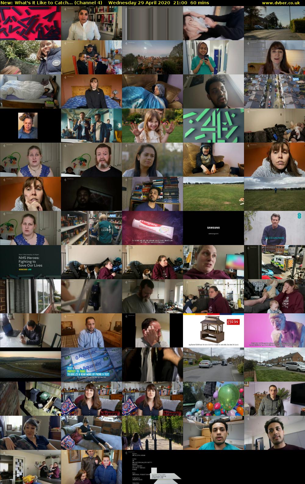 What's It Like to Catch... (Channel 4) Wednesday 29 April 2020 21:00 - 22:00