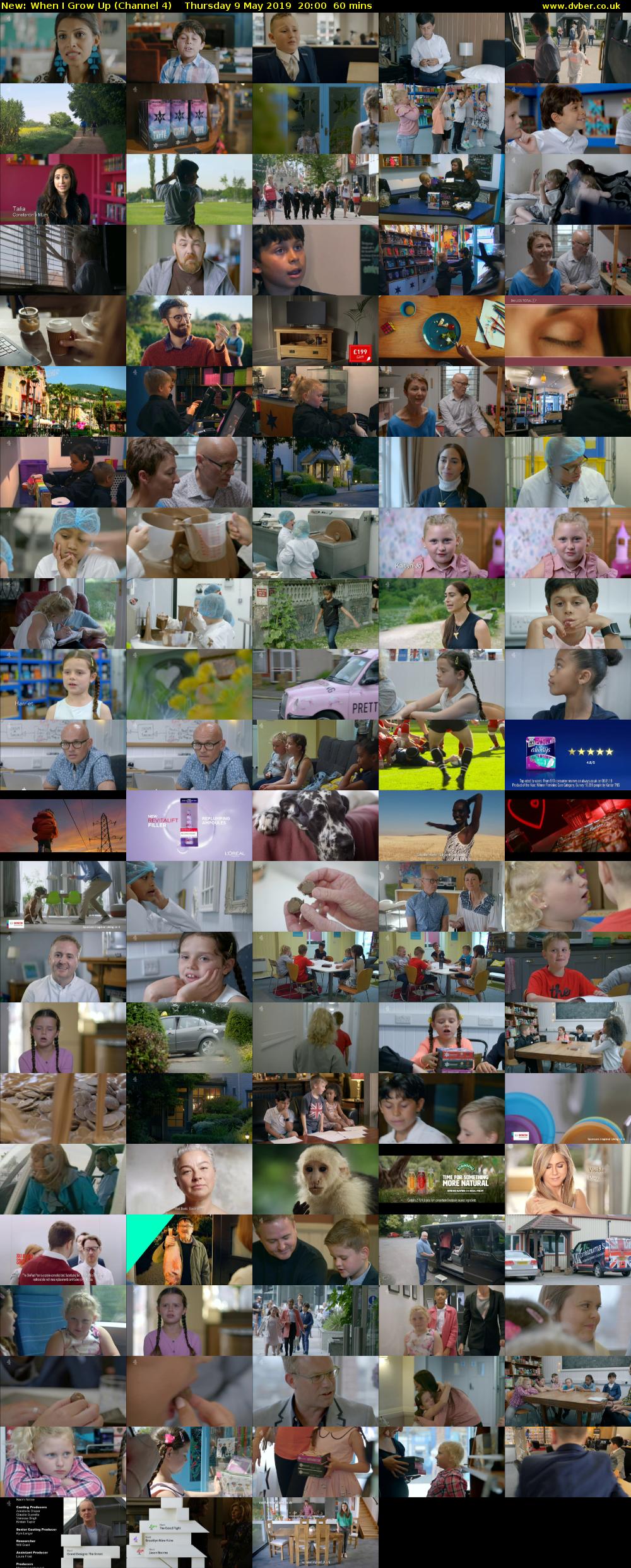 When I Grow Up (Channel 4) Thursday 9 May 2019 20:00 - 21:00