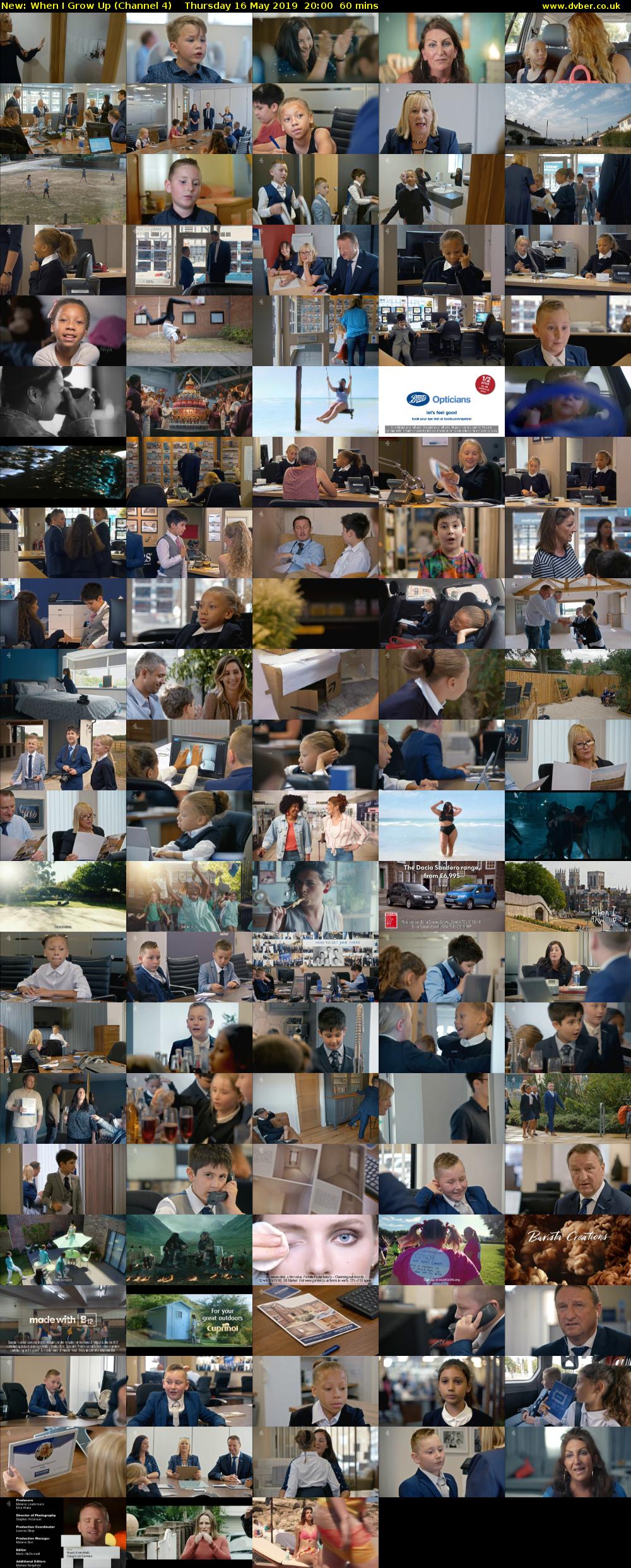 When I Grow Up (Channel 4) Thursday 16 May 2019 20:00 - 21:00
