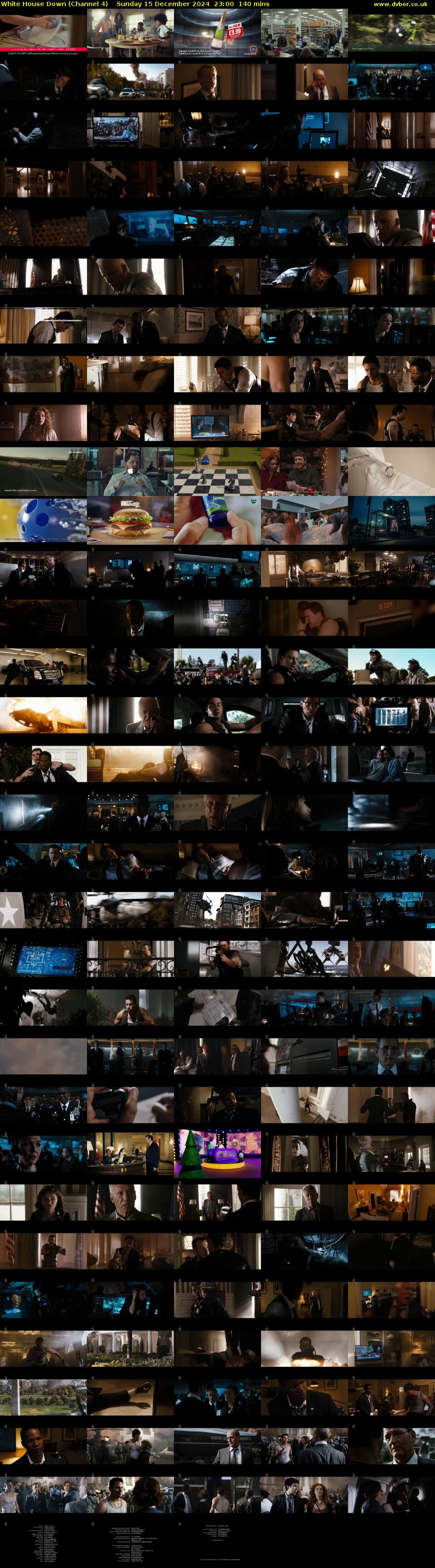 White House Down (Channel 4) Sunday 15 December 2024 23:00 - 01:20