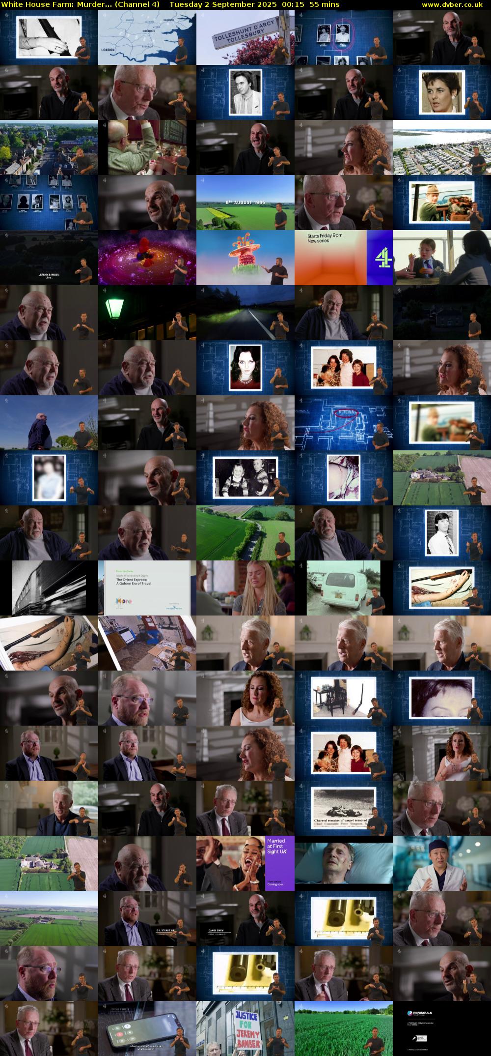 White House Farm: Murder... (Channel 4) Tuesday 2 September 2025 00:15 - 01:10
