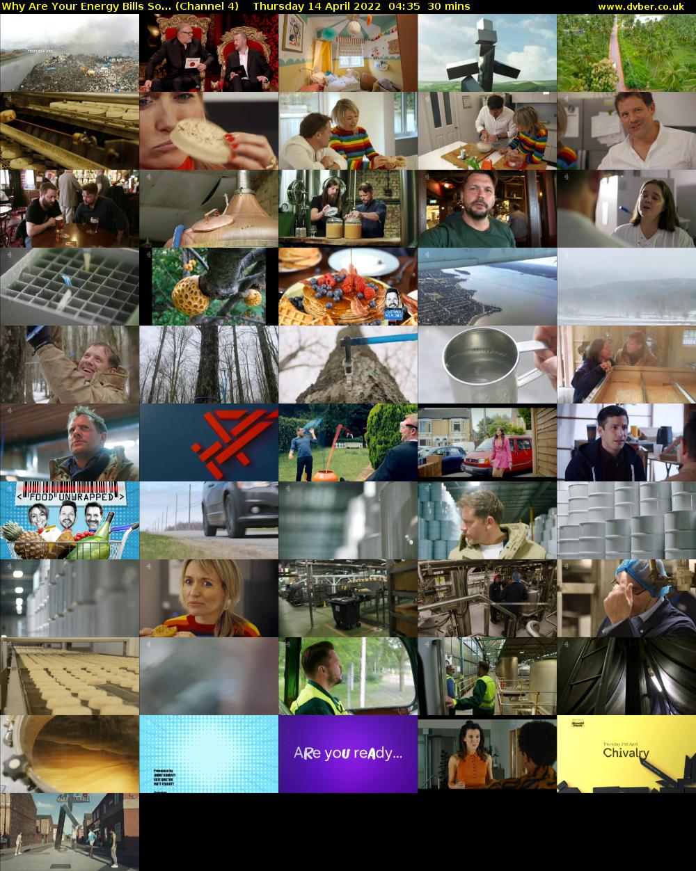 Why Are Your Energy Bills So... (Channel 4) Thursday 14 April 2022 04:35 - 05:05