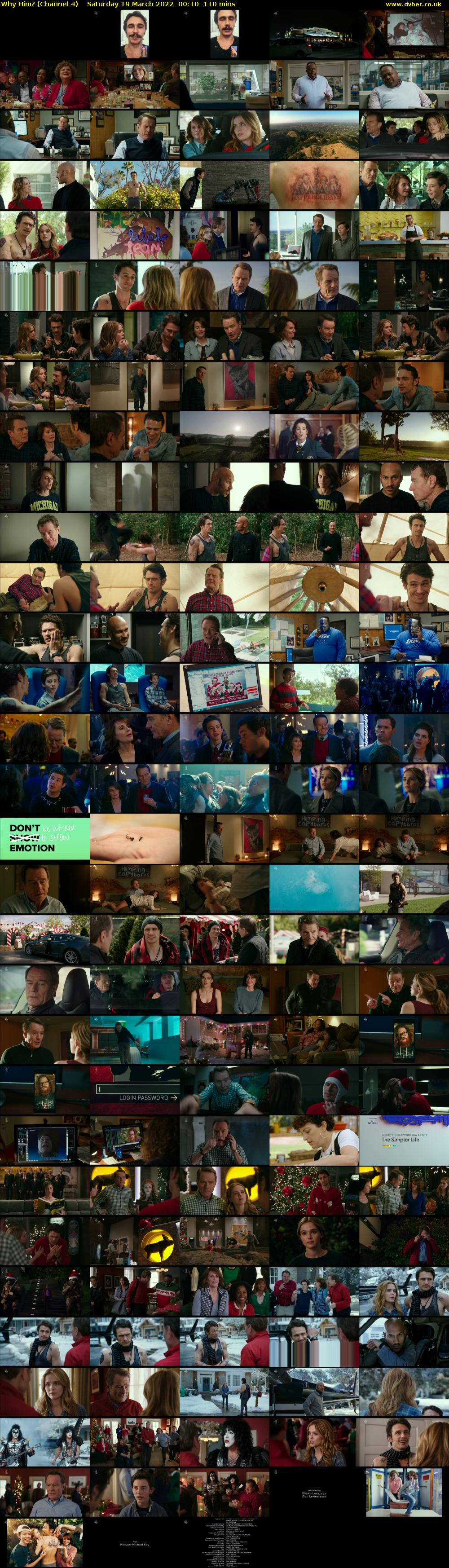 Why Him? (Channel 4) Saturday 19 March 2022 00:10 - 02:00