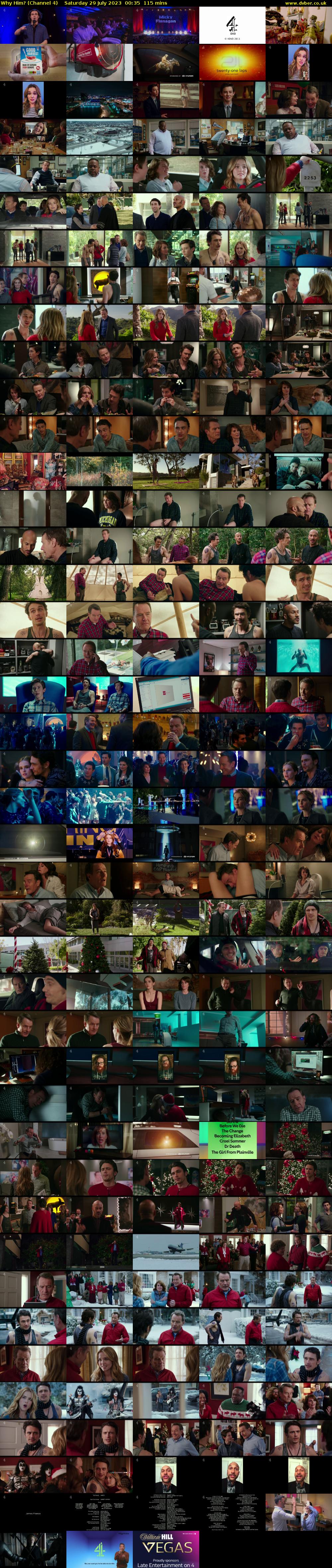Why Him? (Channel 4) Saturday 29 July 2023 00:35 - 02:30