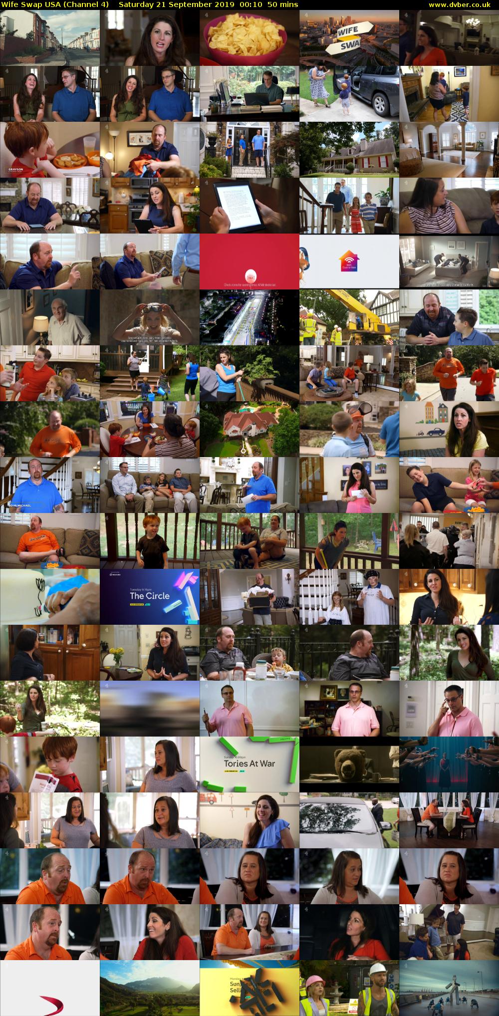 Wife Swap USA (Channel 4) Saturday 21 September 2019 00:10 - 01:00