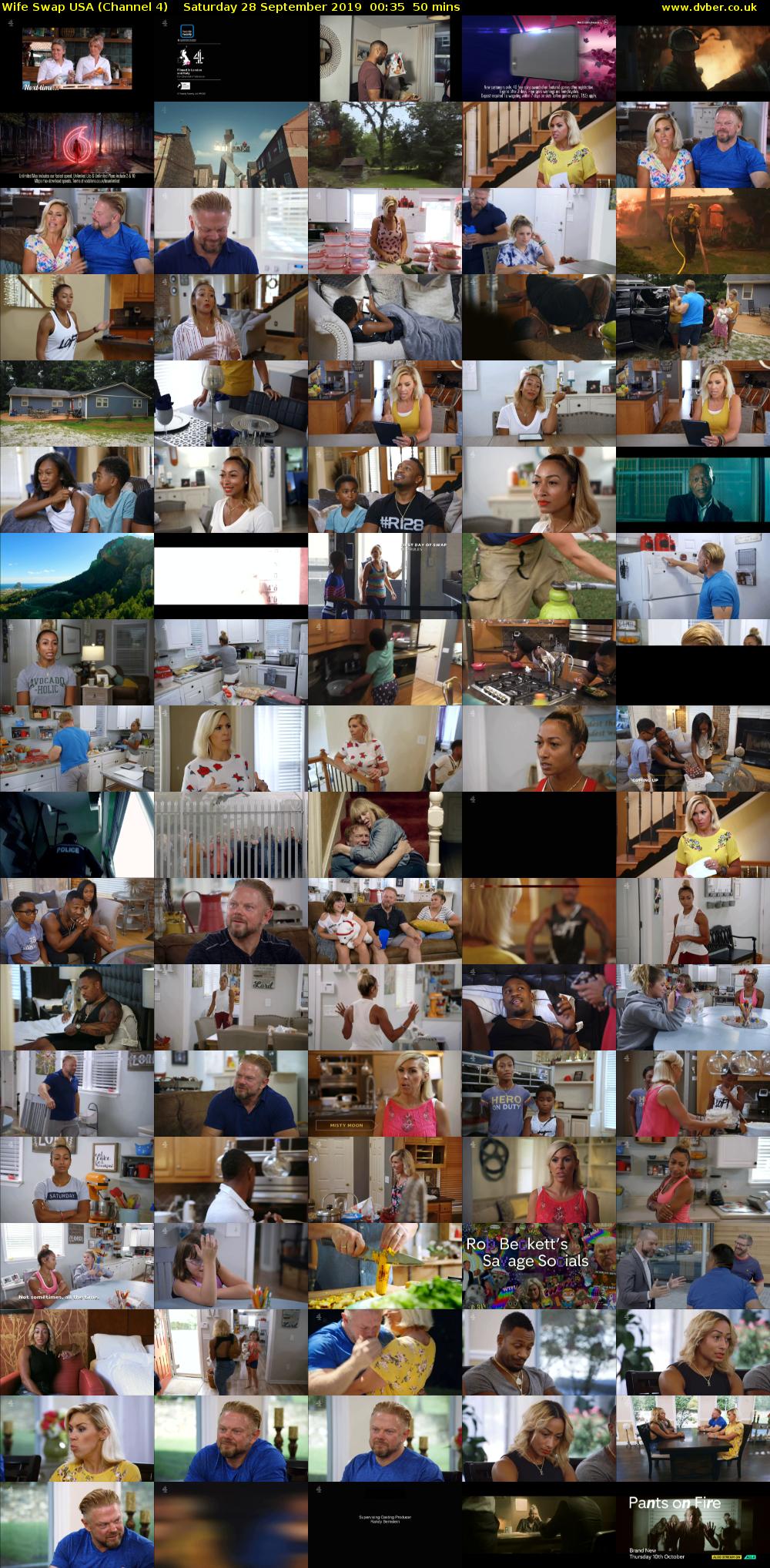 Wife Swap USA (Channel 4) Saturday 28 September 2019 00:35 - 01:25