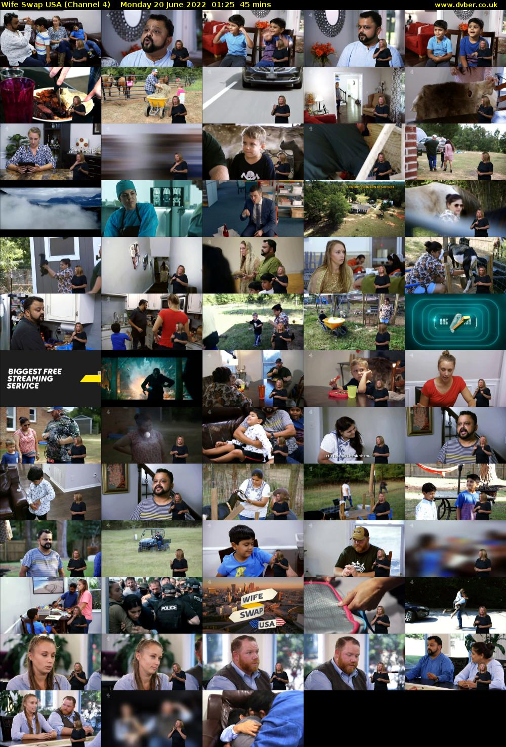 Wife Swap USA (Channel 4) Monday 20 June 2022 01:25 - 02:10