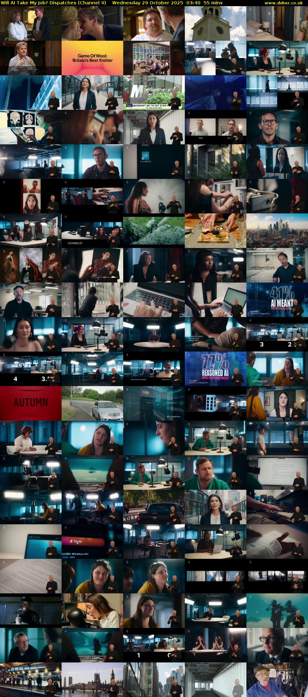 Will AI Take My Job? Dispatches (Channel 4) Wednesday 29 October 2025 03:40 - 04:35