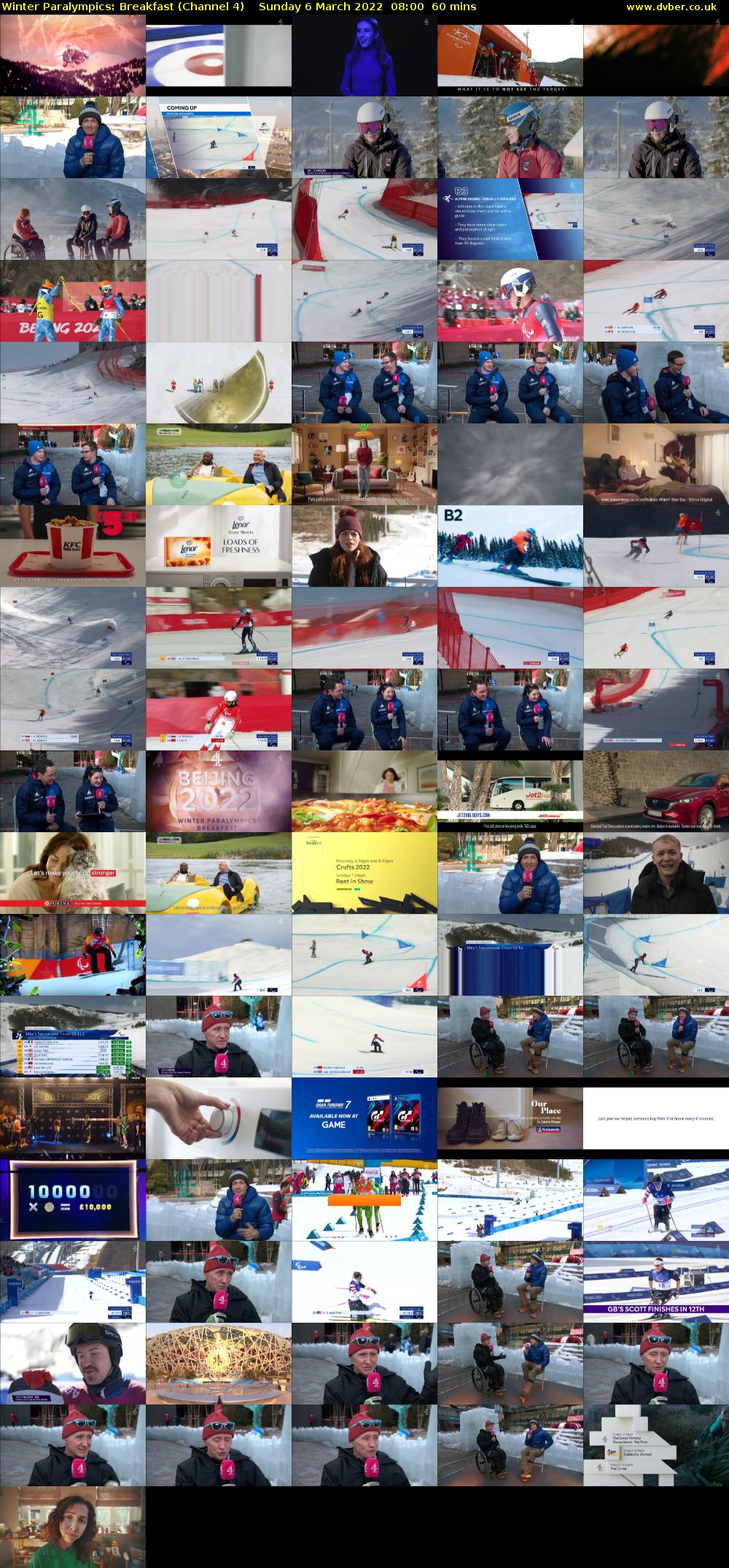 Winter Paralympics: Breakfast (Channel 4) Sunday 6 March 2022 08:00 - 09:00