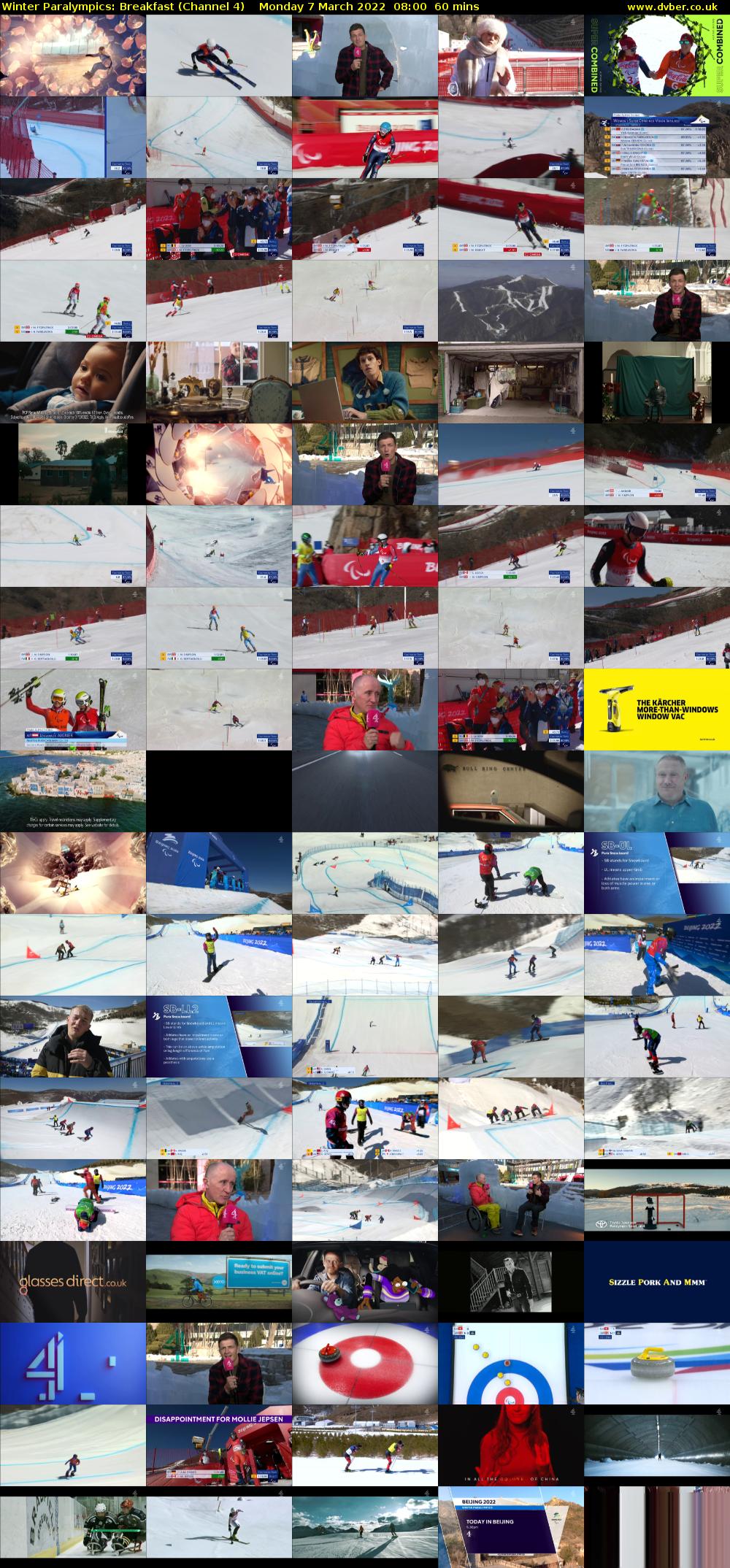 Winter Paralympics: Breakfast (Channel 4) Monday 7 March 2022 08:00 - 09:00