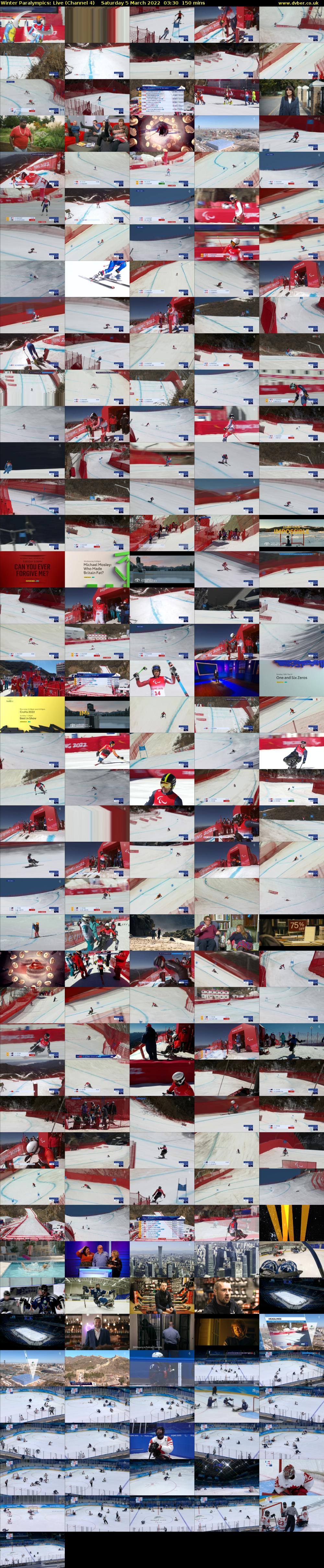 Winter Paralympics: Live (Channel 4) Saturday 5 March 2022 03:30 - 06:00
