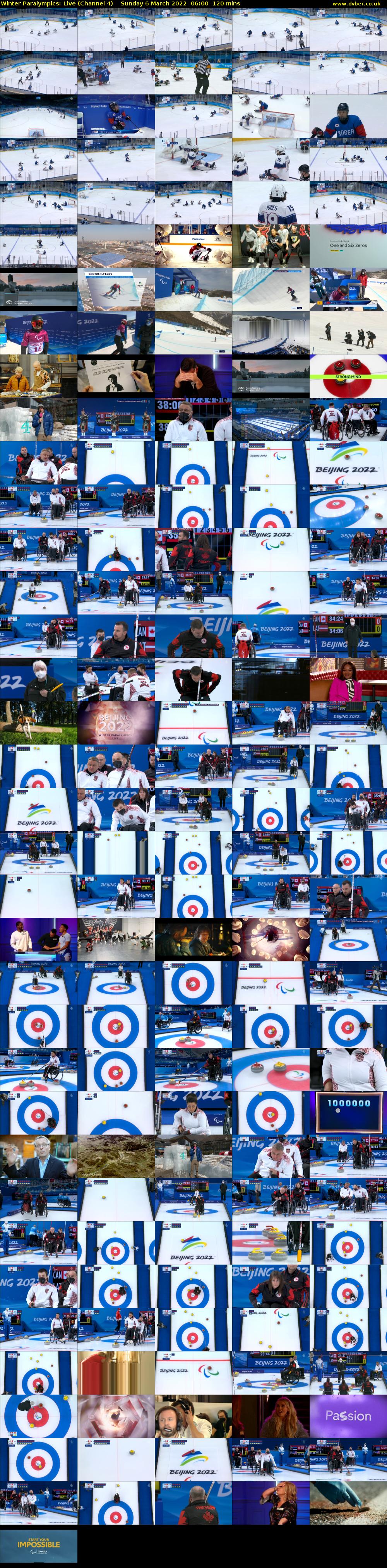 Winter Paralympics: Live (Channel 4) Sunday 6 March 2022 06:00 - 08:00